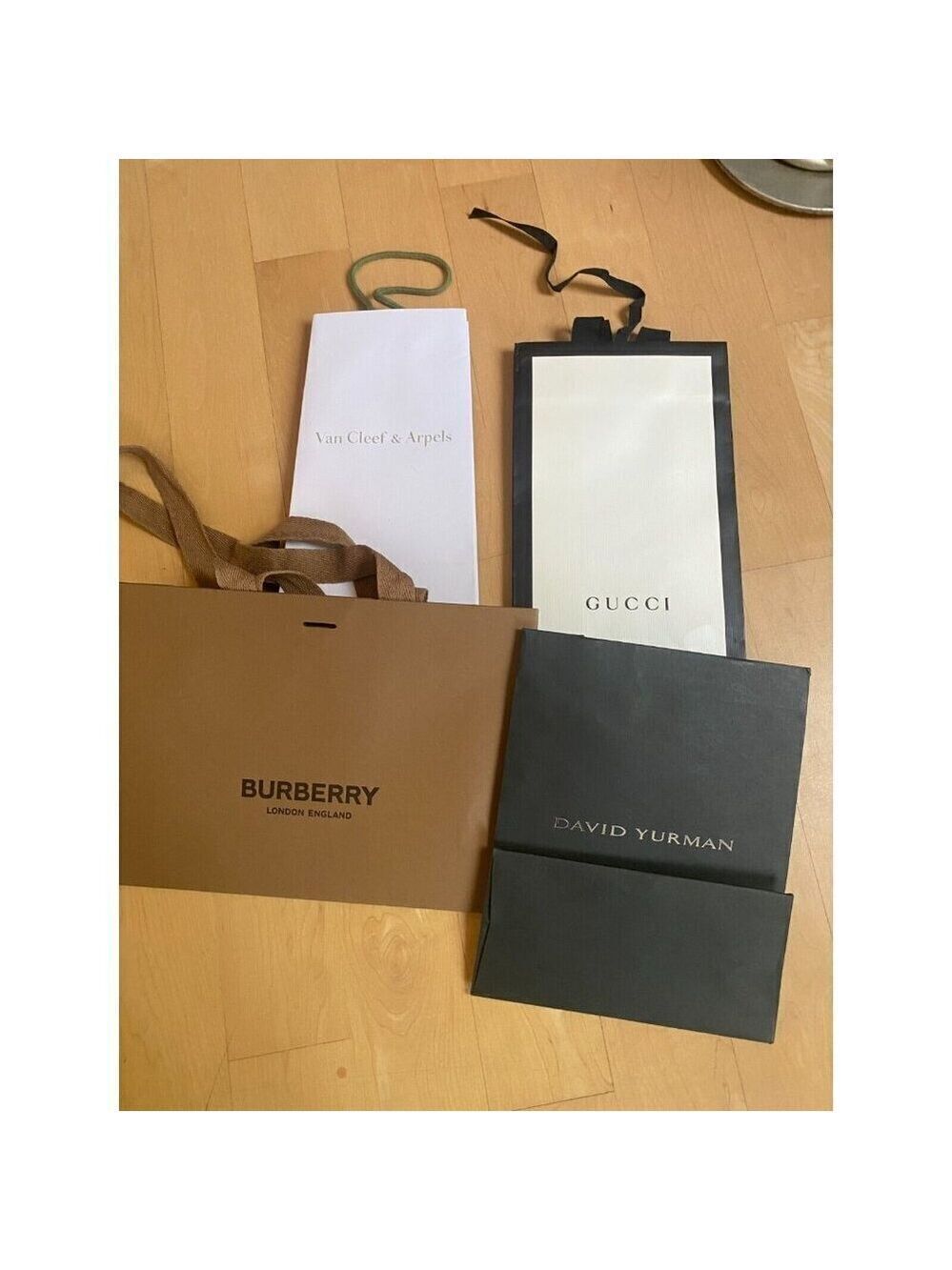 4 Designer shopping bags *empty small size